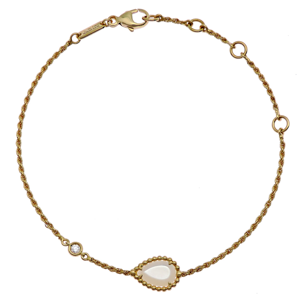 BOUCHERON Gold Diamond Charm Bracelet